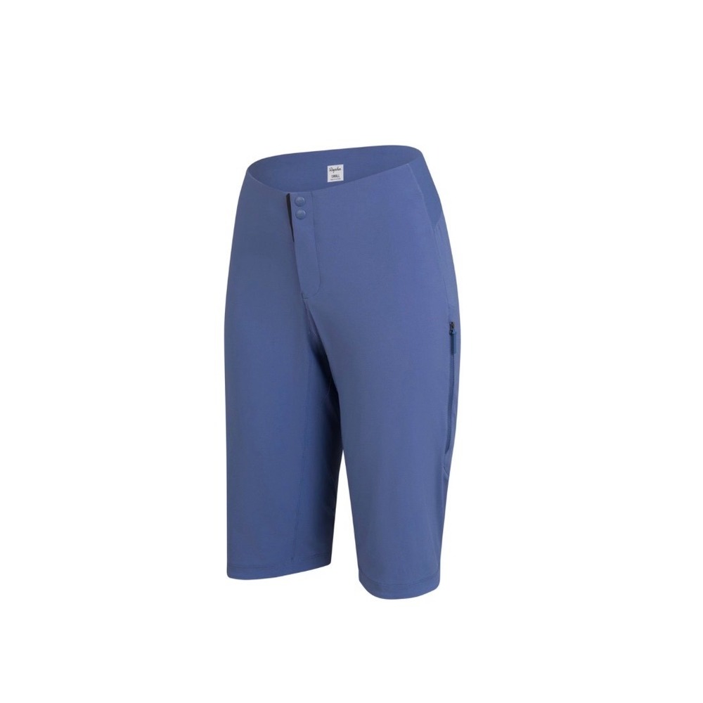 Rapha Womens Trail Shorts Blue Purple Mountain Bike Cycling Shorts Size Small